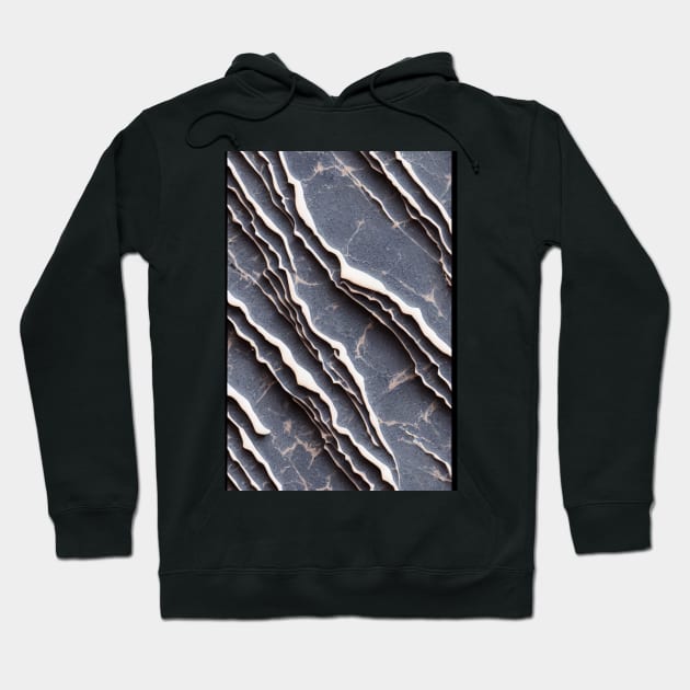 Stylized Granite Stone Pattern Texture #6 Hoodie by Endless-Designs